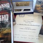 Druga prestiżowa nagroda literacka dla naszego kolegi „Złote Pióro” dla pisarza i „Vakho. Ucieczka do piekła”